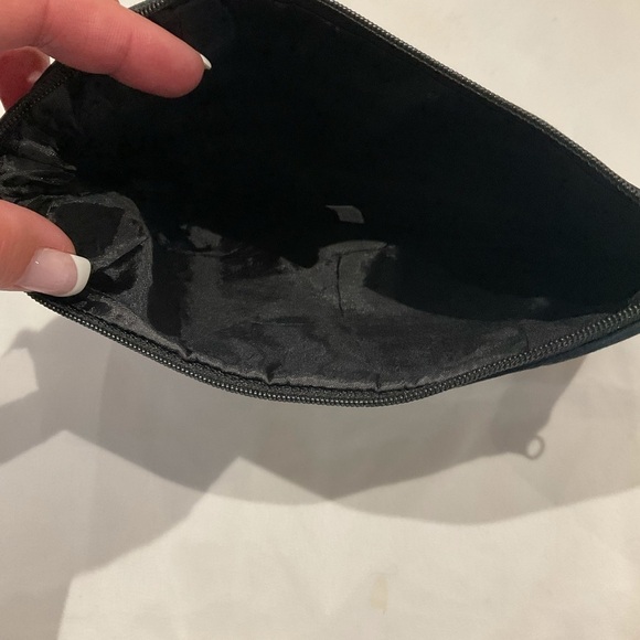 Black & White Polyester Cosmetic Bag / Make - Up Case - Picture 4 of 6